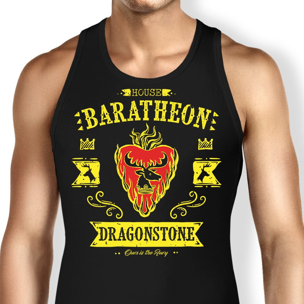 The Flaming Stag Tank Top - Adult & Kids T-Shirts, Sweatshirts & Hoodies apparel design preview 1