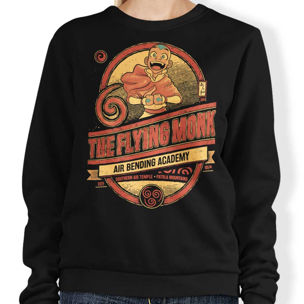 The Flying Monk - Adult & Kids T-Shirts, Sweatshirts & Hoodies apparel design preview 1