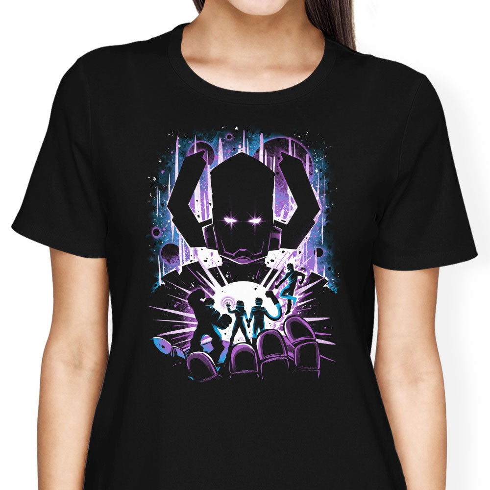 The Galactic Devastator Women's Apparel - Adult & Kids T-Shirts, Sweatshirts & Hoodies apparel design preview 1