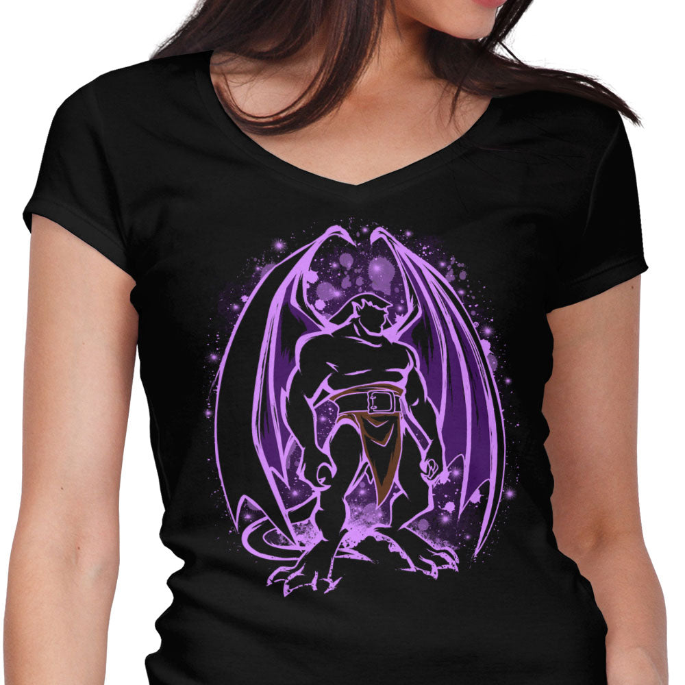 The Gargoyle Women's V-Neck - Adult & Kids T-Shirts, Sweatshirts & Hoodies apparel design preview 1