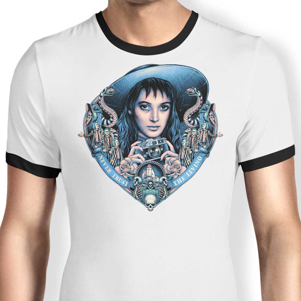 The Ghost Bride Ringer - Adult & Kids T-Shirts, Sweatshirts & Hoodies apparel design preview 1