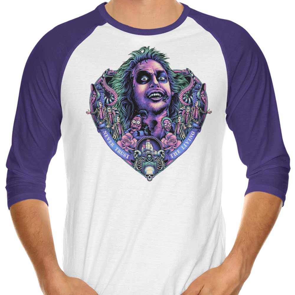 The Ghost Groom 3/4 Sleeve Raglan - Adult & Kids T-Shirts, Sweatshirts & Hoodies apparel design preview 1