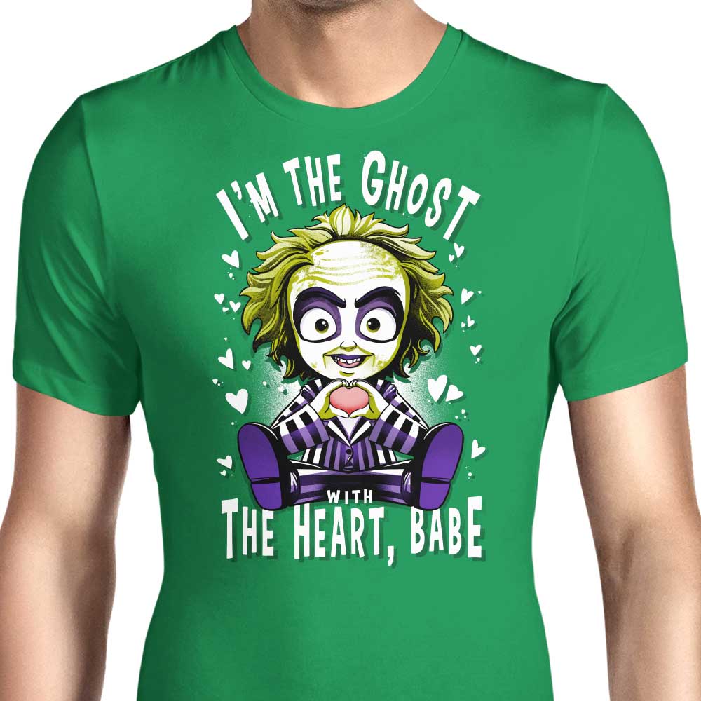 The Ghost with Heart Men's Apparel - Adult & Kids T-Shirts, Sweatshirts & Hoodies apparel design preview 1