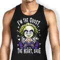 The Ghost with Heart Tank Top - Adult & Kids T-Shirts, Sweatshirts & Hoodies apparel design preview 1