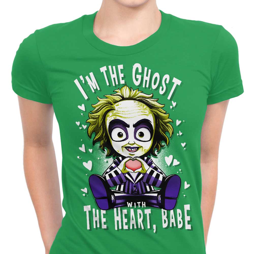 The Ghost with Heart Women's Apparel - Adult & Kids T-Shirts, Sweatshirts & Hoodies apparel design preview 1