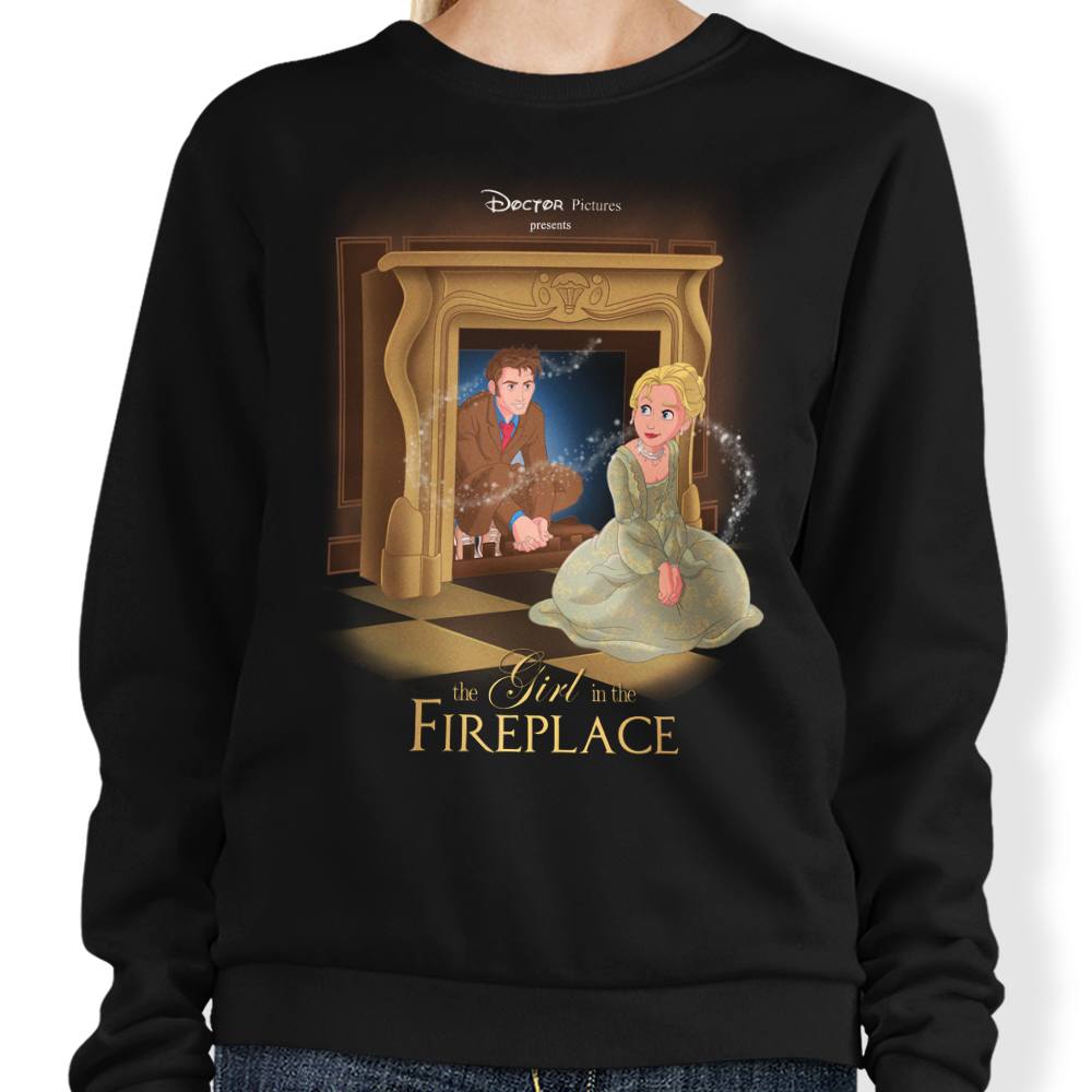 The Girl in Fireplace - Adult & Kids T-Shirts, Sweatshirts & Hoodies apparel design preview 1