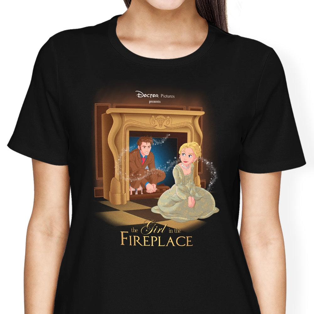 The Girl in Fireplace Women's Apparel - Adult & Kids T-Shirts, Sweatshirts & Hoodies apparel design preview 2