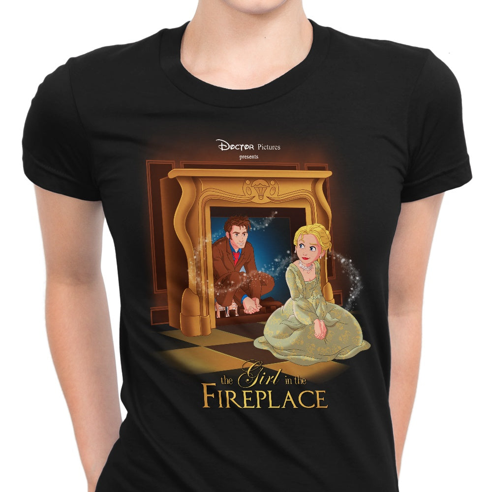 The Girl in Fireplace Women's Apparel - Adult & Kids T-Shirts, Sweatshirts & Hoodies apparel design preview 1