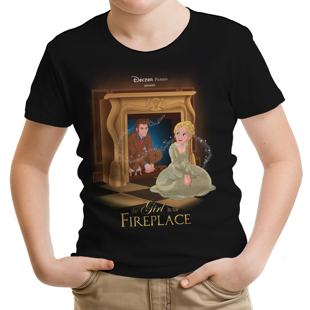 The Girl in Fireplace Youth Apparel - Adult & Kids T-Shirts, Sweatshirts & Hoodies apparel design preview 1