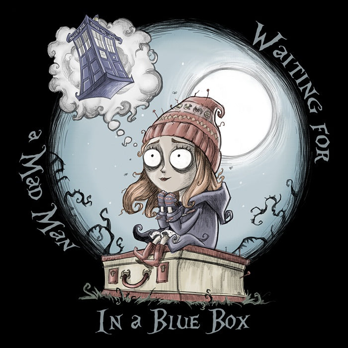The Girl Who Waited - Adult & Kids T-Shirts, Sweatshirts & Hoodies apparel design preview 2