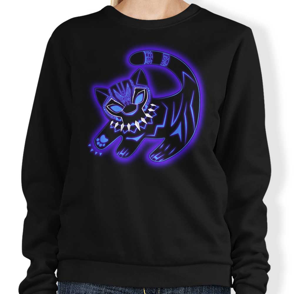 The Glowing Panther King - Adult & Kids T-Shirts, Sweatshirts & Hoodies apparel design preview 1