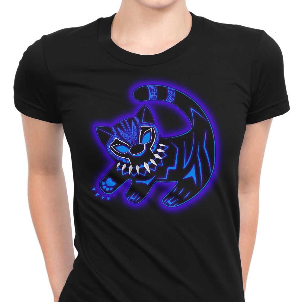 The Glowing Panther King Women's Apparel - Adult & Kids T-Shirts, Sweatshirts & Hoodies apparel design preview 1