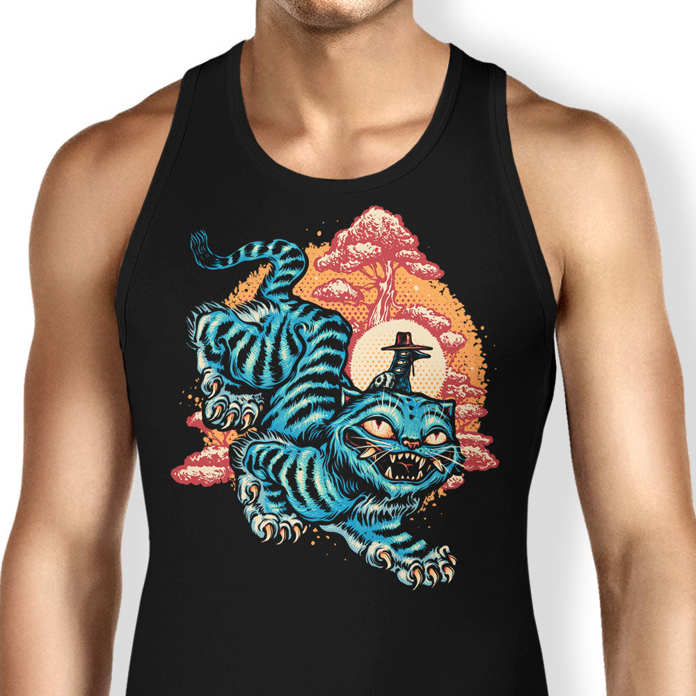 The Glowing Tiger Tank Top - Adult & Kids T-Shirts, Sweatshirts & Hoodies apparel design preview 1