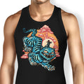 The Glowing Tiger Tank Top - Adult & Kids T-Shirts, Sweatshirts & Hoodies apparel design preview 1