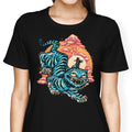The Glowing Tiger Women's Apparel - Adult & Kids T-Shirts, Sweatshirts & Hoodies apparel design preview 1