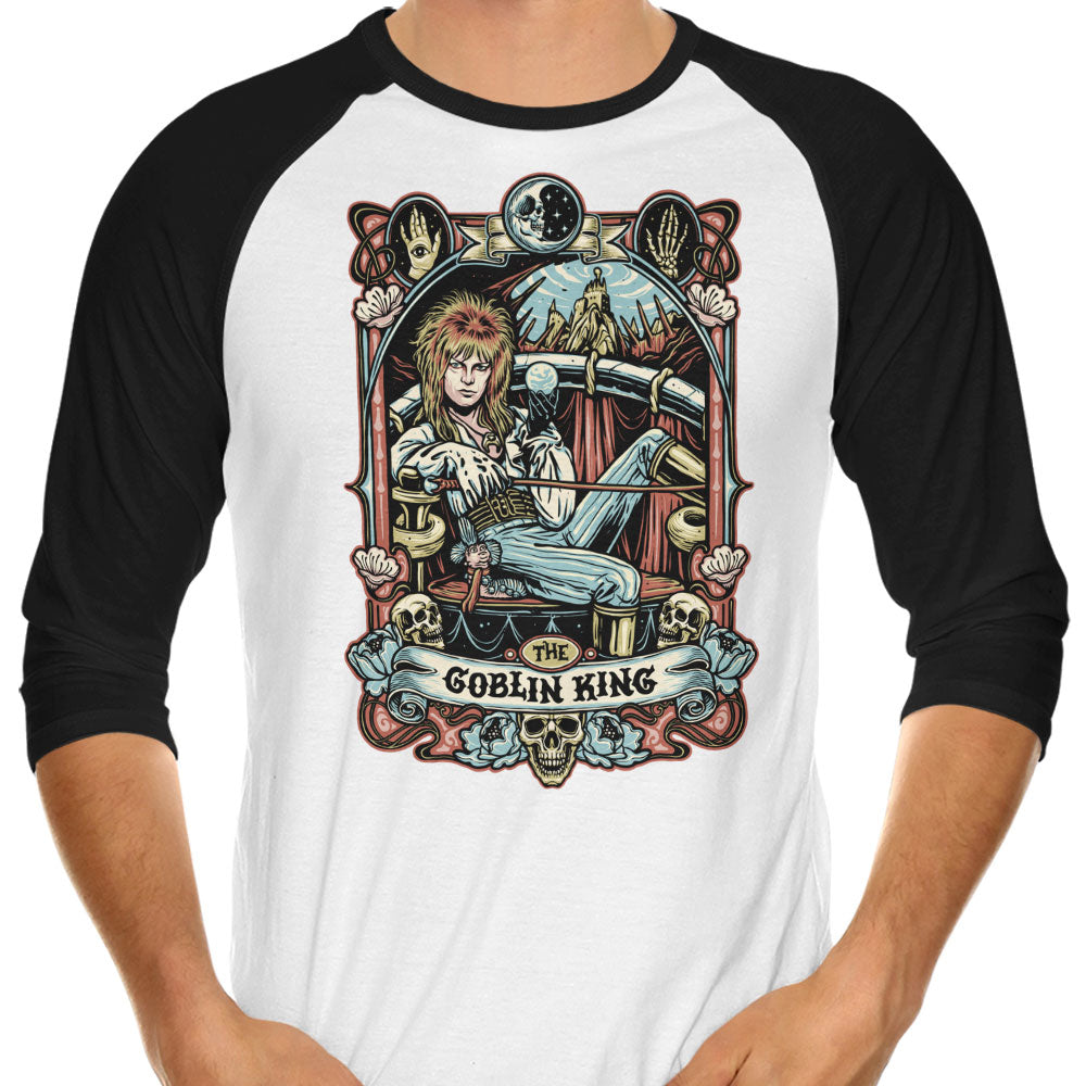 The Goblin King 3/4 Sleeve Raglan - Adult & Kids T-Shirts, Sweatshirts & Hoodies apparel design preview 1