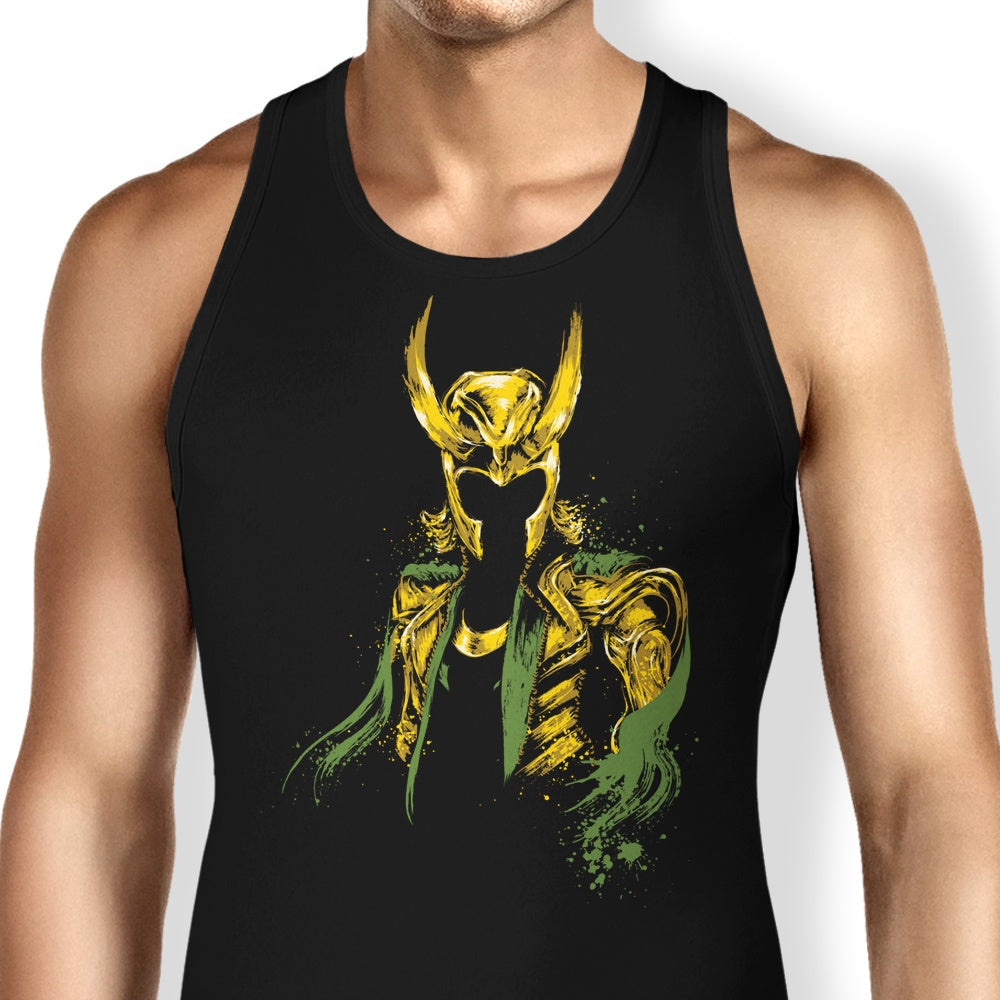 The God of Mischief Tank Top - Adult & Kids T-Shirts, Sweatshirts & Hoodies apparel design preview 1