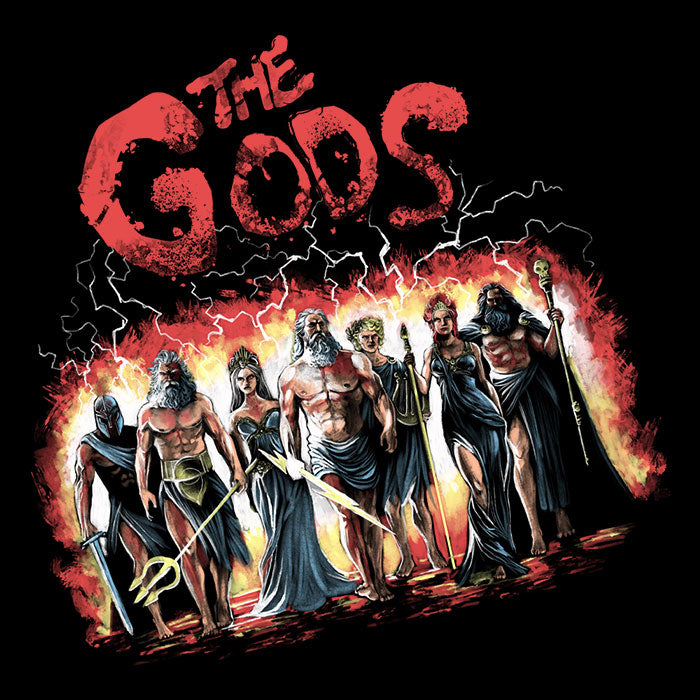 The Gods Women's V-Neck - Adult & Kids T-Shirts, Sweatshirts & Hoodies apparel design preview 2