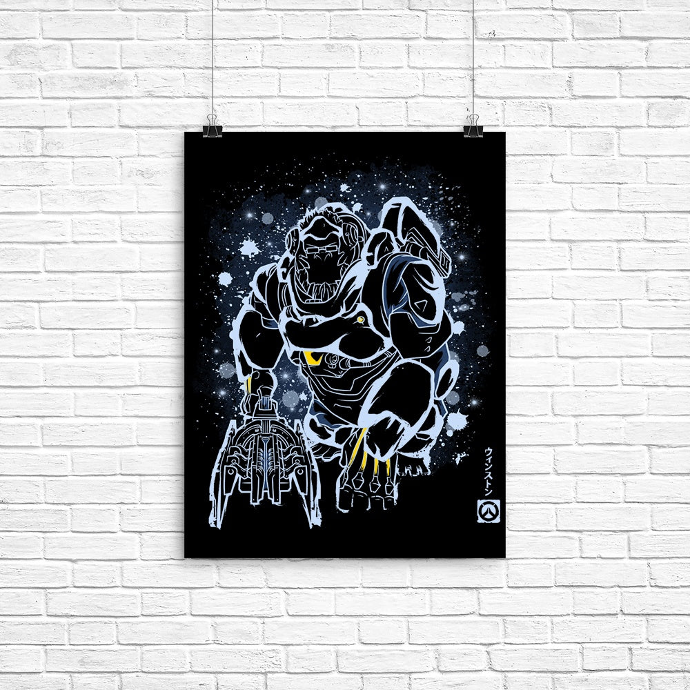 The Gorilla Poster - Adult & Kids T-Shirts, Sweatshirts & Hoodies apparel design preview 1