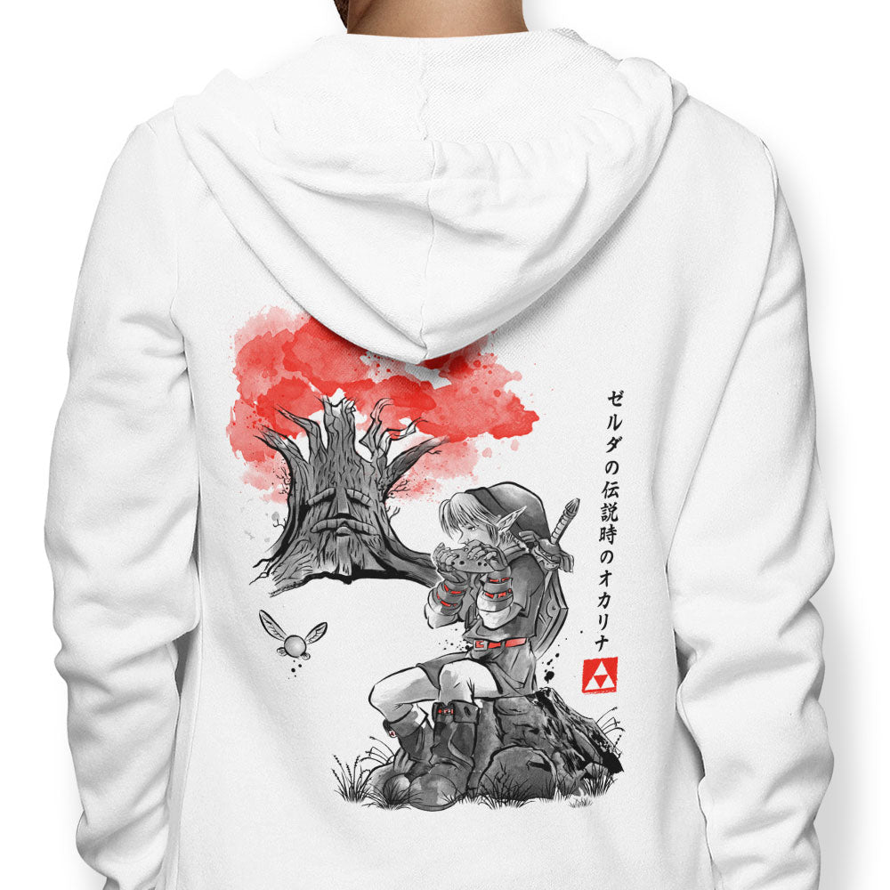 The Great Deku Sumi-e - Adult & Kids T-Shirts, Sweatshirts & Hoodies apparel design preview 1