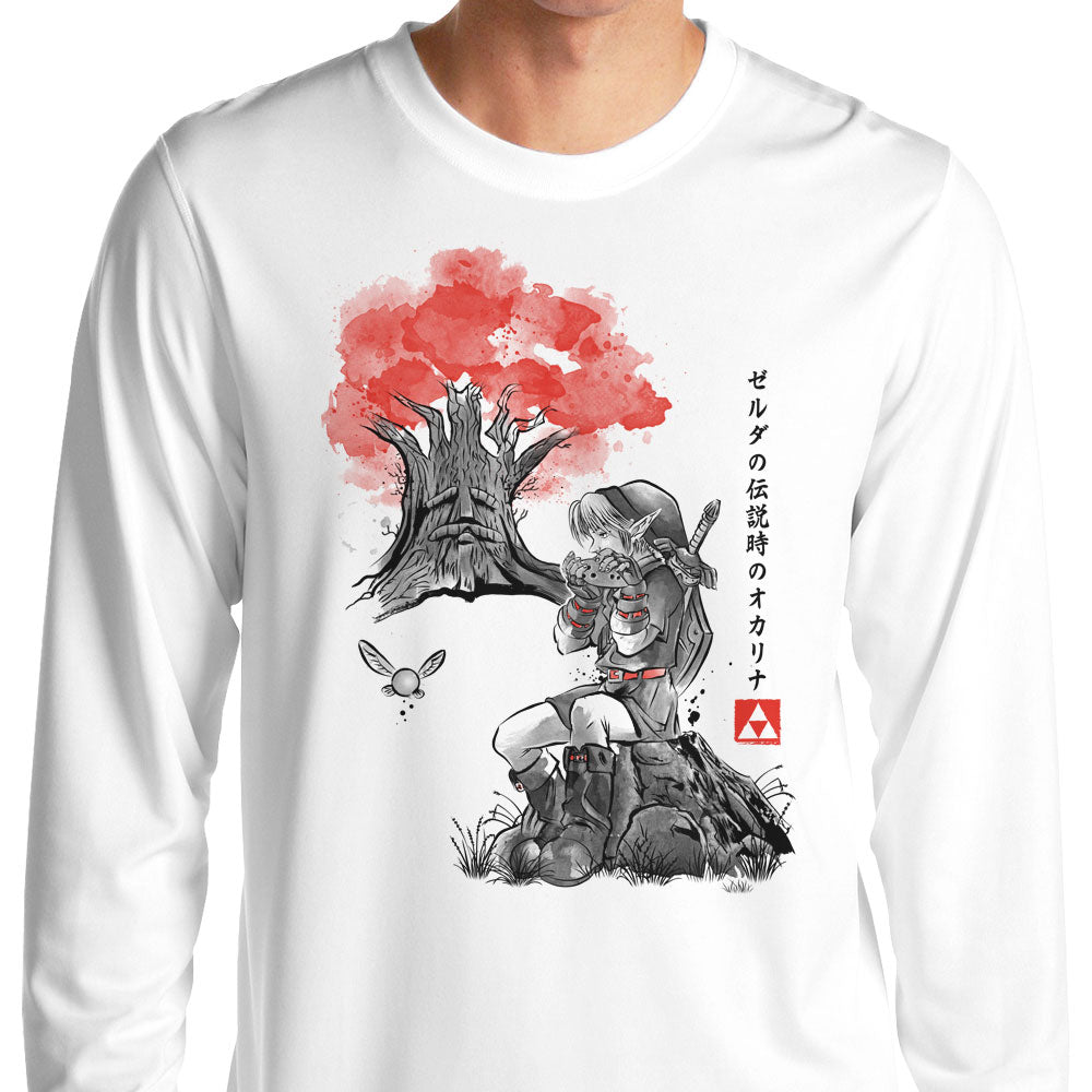 The Great Deku Sumi-e - Adult & Kids T-Shirts, Sweatshirts & Hoodies apparel design preview 1