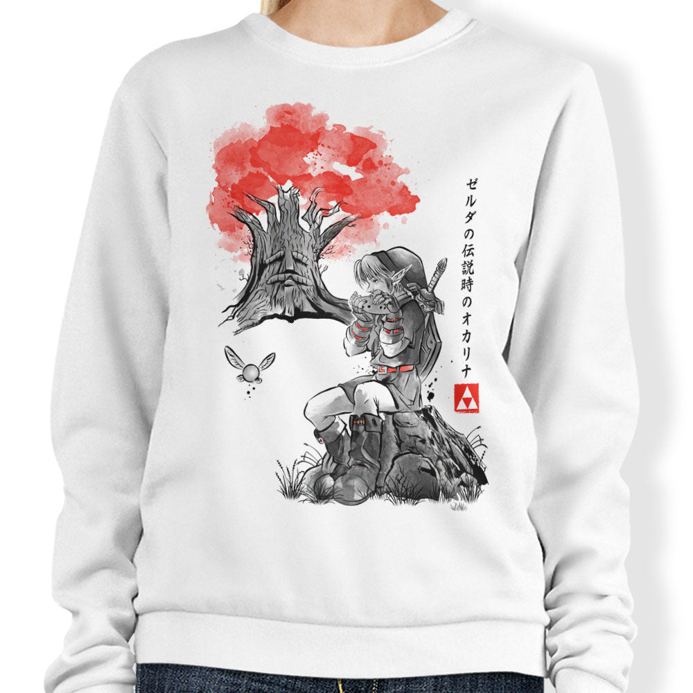 The Great Deku Sumi-e - Adult & Kids T-Shirts, Sweatshirts & Hoodies apparel design preview 1