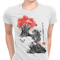 The Great Deku Sumi-e Women's Apparel - Adult & Kids T-Shirts, Sweatshirts & Hoodies apparel design preview 1