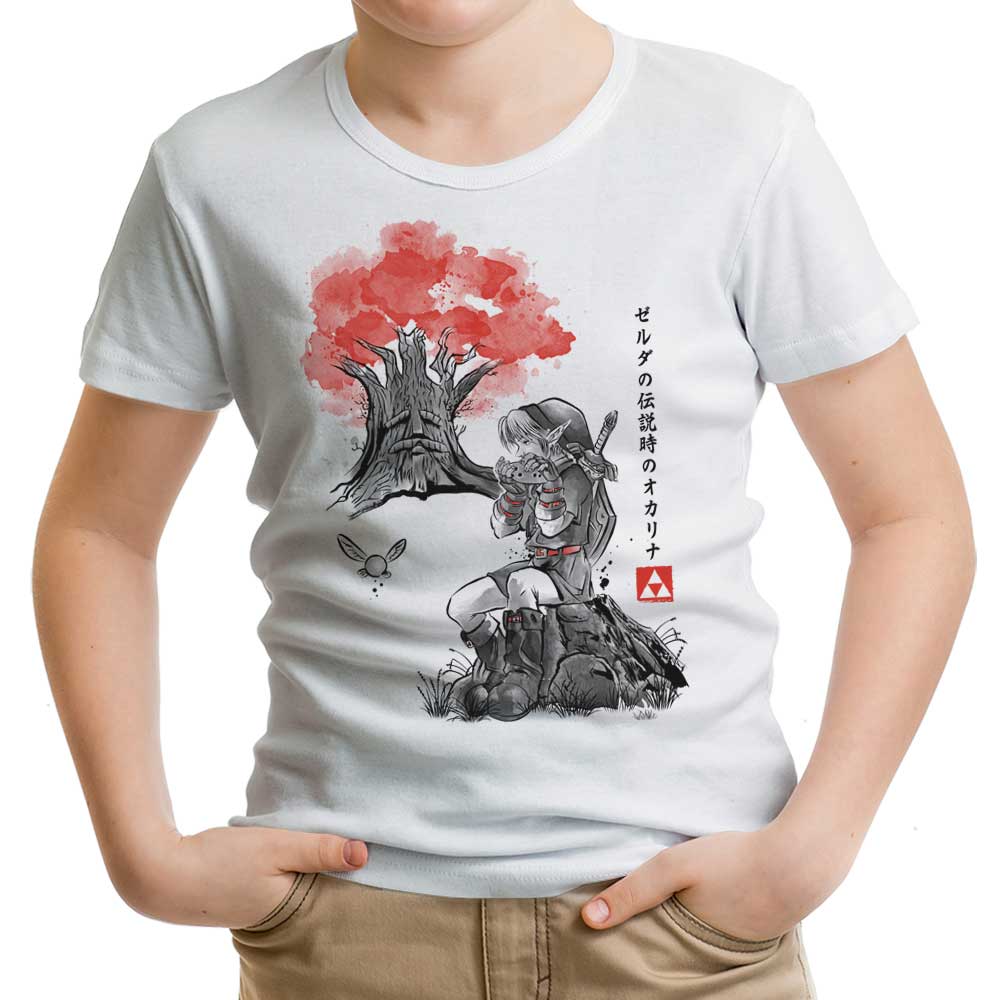 The Great Deku Sumi-e Youth Apparel - Adult & Kids T-Shirts, Sweatshirts & Hoodies apparel design preview 1