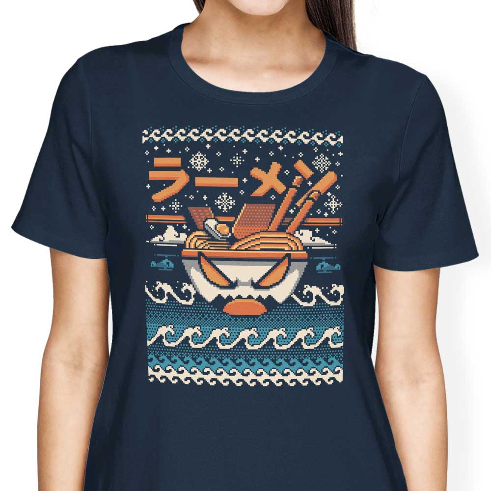 The Great Ramen Christmas Women's Apparel - Adult & Kids T-Shirts, Sweatshirts & Hoodies apparel design preview 2