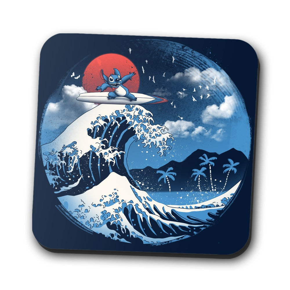The Great Wave of Kaua'i Coasters - Adult & Kids T-Shirts, Sweatshirts & Hoodies apparel design preview 1