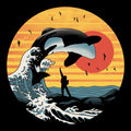 The Great Whale Off Kanagawa Coasters - Adult & Kids T-Shirts, Sweatshirts & Hoodies apparel design preview 1