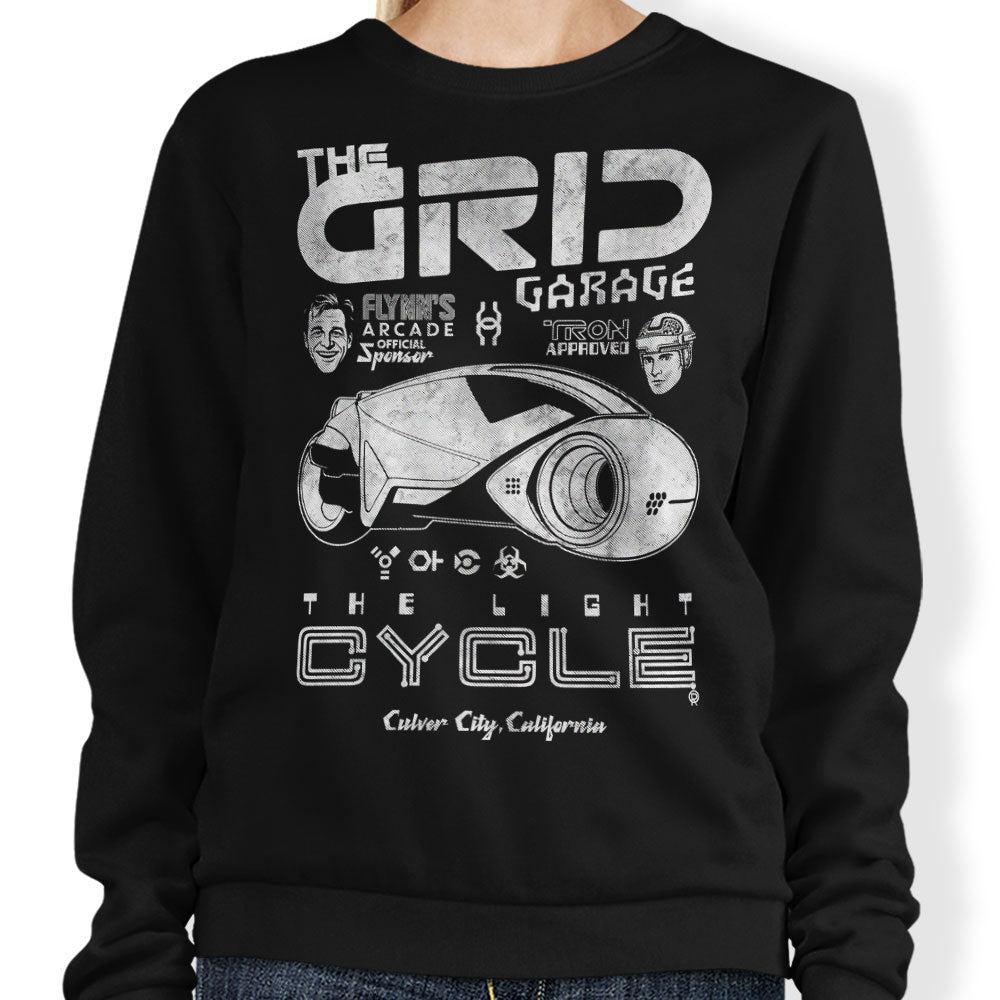 The Grid Garage - Adult & Kids T-Shirts, Sweatshirts & Hoodies apparel design preview 1
