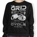 The Grid Garage - Adult & Kids T-Shirts, Sweatshirts & Hoodies apparel design preview 1