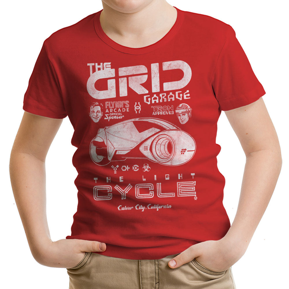 The Grid Garage Youth Apparel - Adult & Kids T-Shirts, Sweatshirts & Hoodies apparel design preview 2