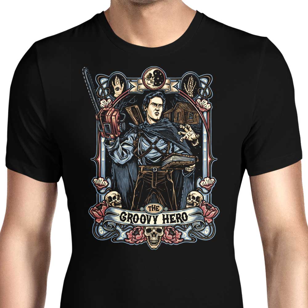 The Groovy Hero Men's Apparel - Adult & Kids T-Shirts, Sweatshirts & Hoodies apparel design preview 1