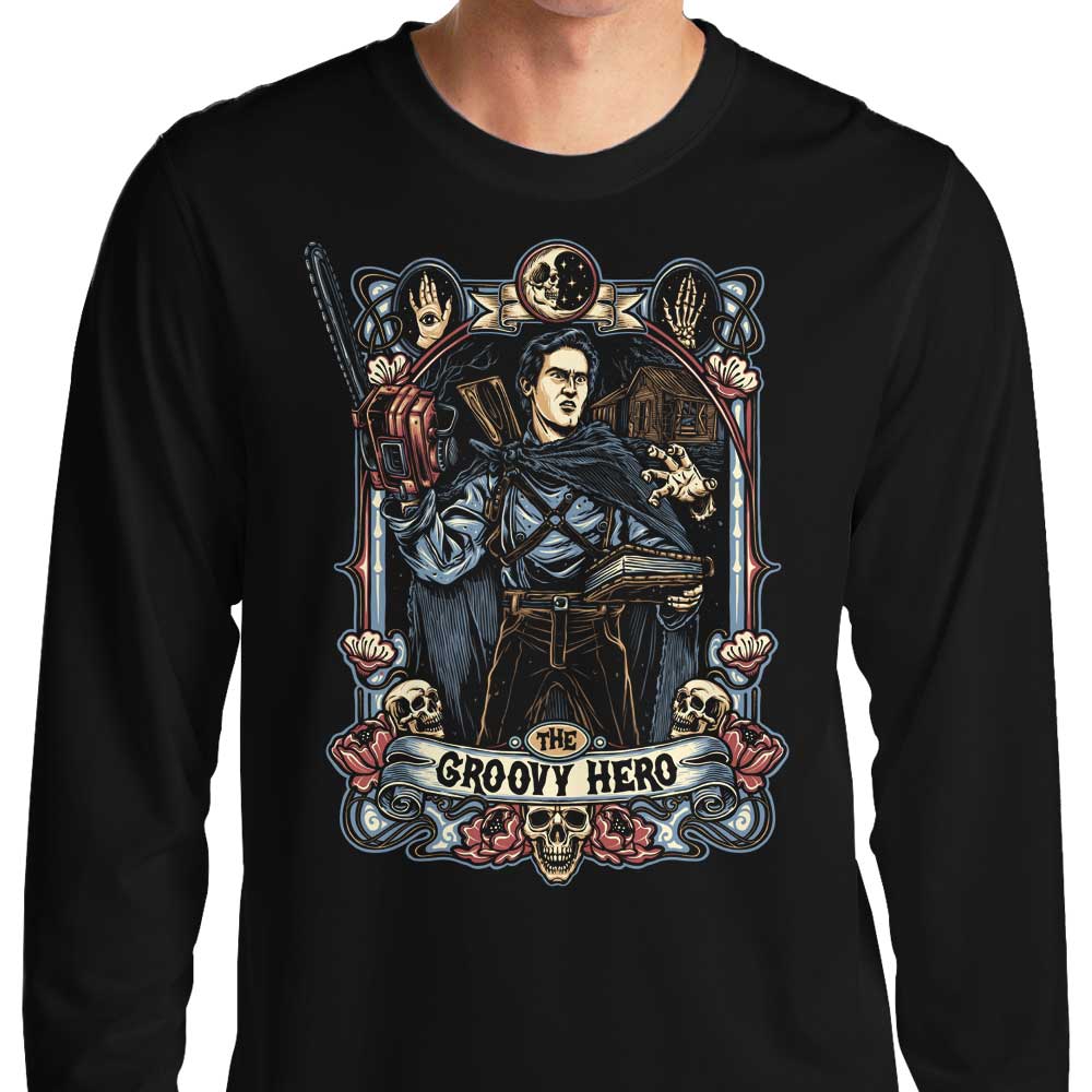 The Groovy Hero - Adult & Kids T-Shirts, Sweatshirts & Hoodies apparel design preview 1