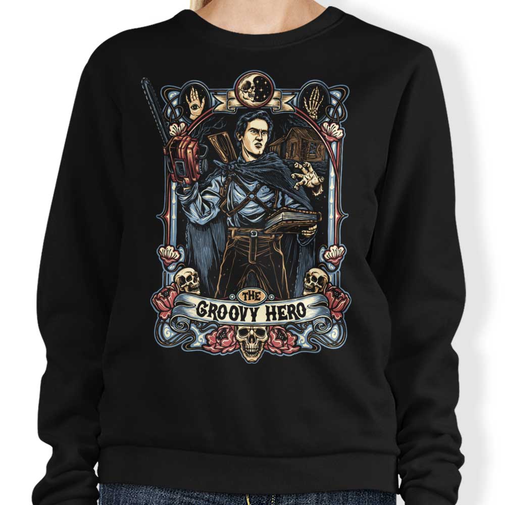 The Groovy Hero - Adult & Kids T-Shirts, Sweatshirts & Hoodies apparel design preview 1