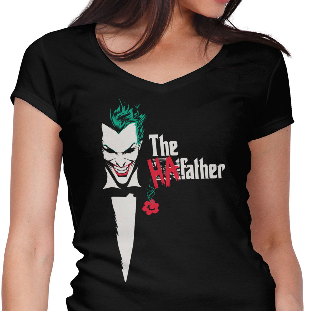 The HaFather Women's V-Neck - Adult & Kids T-Shirts, Sweatshirts & Hoodies apparel design preview 1