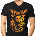 The Halloween Slasher Men's V-Neck - Adult & Kids T-Shirts, Sweatshirts & Hoodies apparel design preview 1