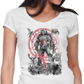 The Hell Walker Women's V-Neck - Adult & Kids T-Shirts, Sweatshirts & Hoodies apparel design preview 1