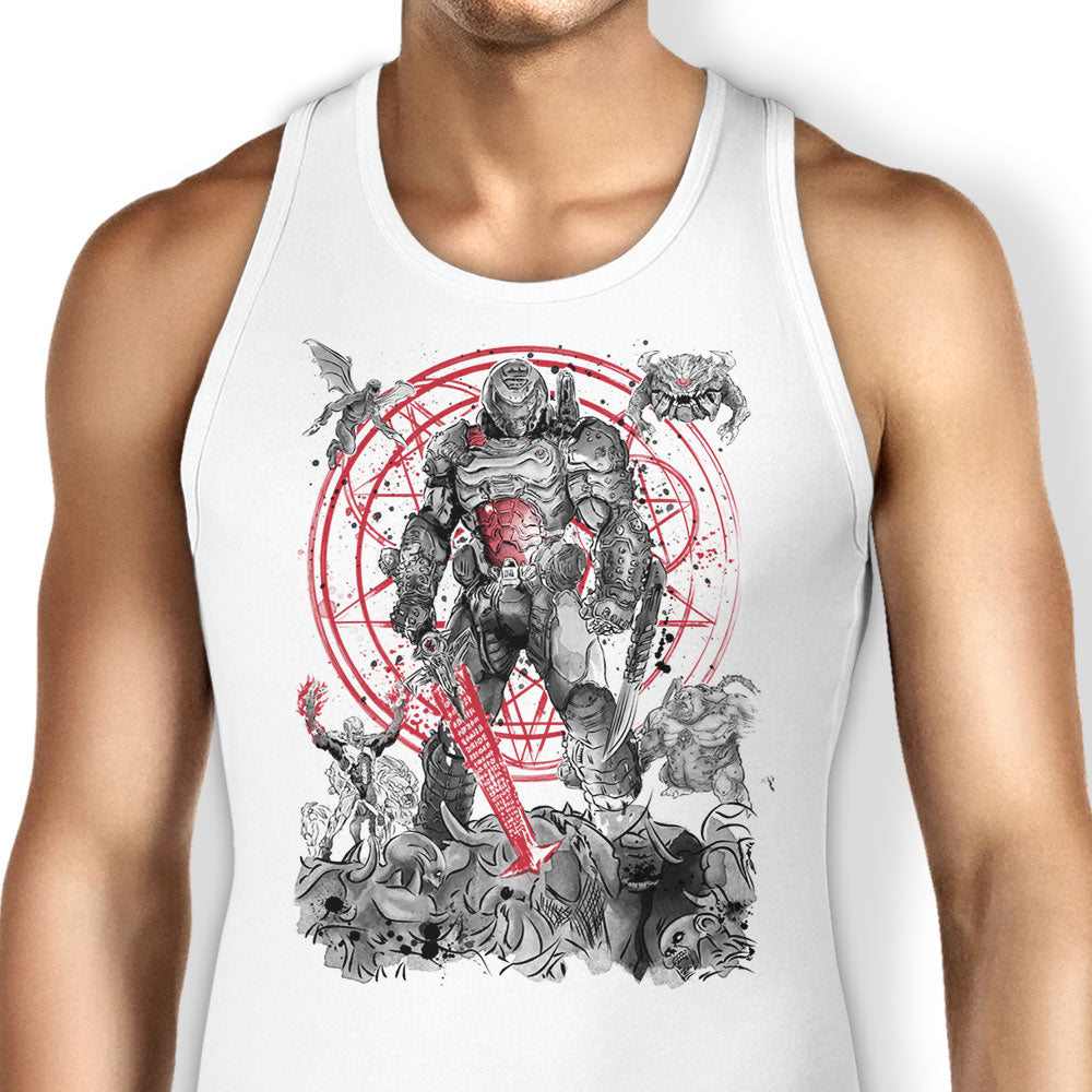 The Hell Walker Tank Top - Adult & Kids T-Shirts, Sweatshirts & Hoodies apparel design preview 1