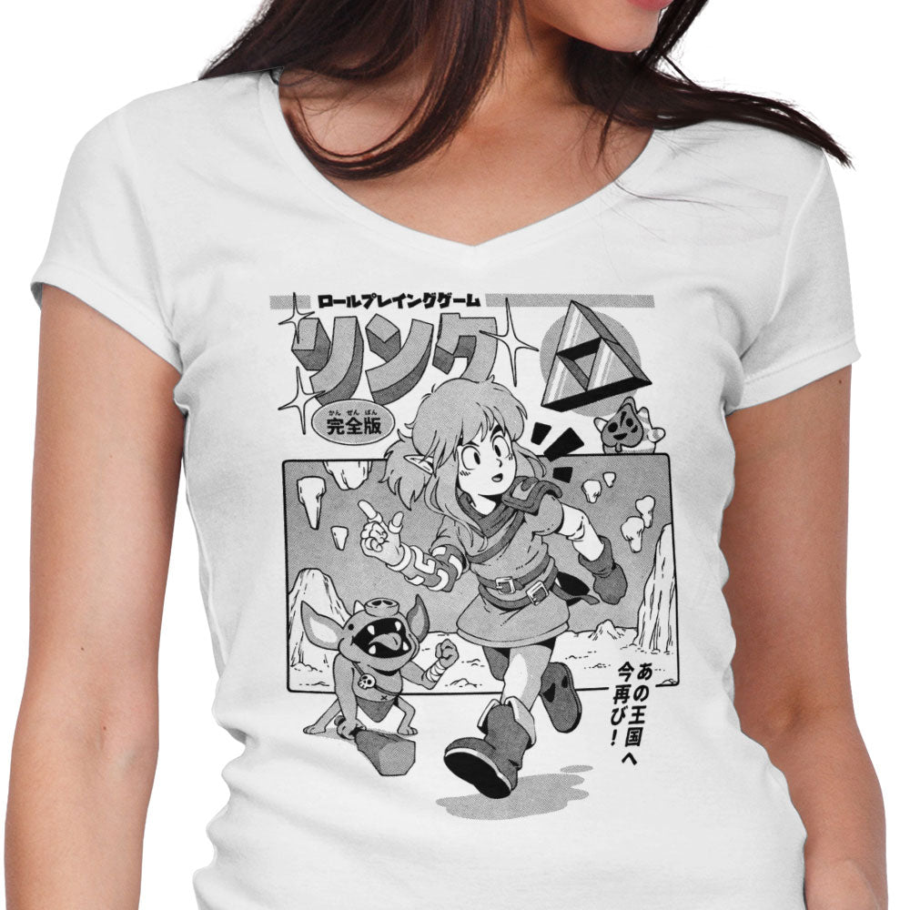 The Hero's Journey Women's V-Neck - Adult & Kids T-Shirts, Sweatshirts & Hoodies apparel design preview 1