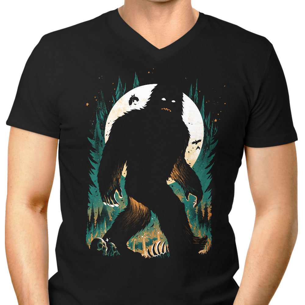 The Hidden One Men's V-Neck - Adult & Kids T-Shirts, Sweatshirts & Hoodies apparel design preview 1