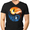 The Hidden World Men's V-Neck - Adult & Kids T-Shirts, Sweatshirts & Hoodies apparel design preview 1