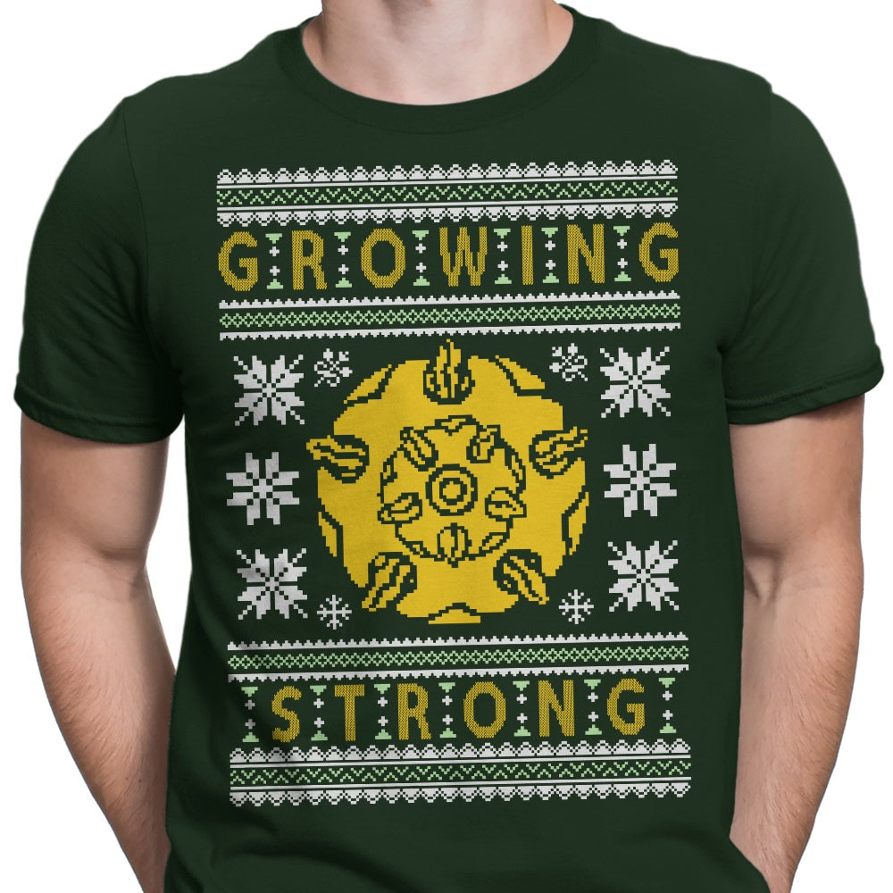 The Holidays are Growing Strong Men's Apparel - Adult & Kids T-Shirts, Sweatshirts & Hoodies apparel design preview 2