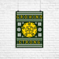 The Holidays are Growing Strong Poster - Adult & Kids T-Shirts, Sweatshirts & Hoodies apparel design preview 1