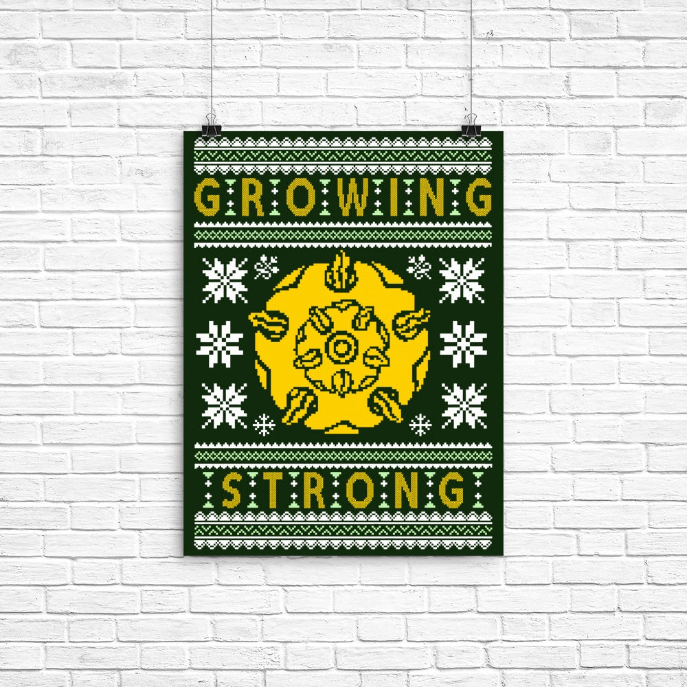 The Holidays are Growing Strong Poster - Adult & Kids T-Shirts, Sweatshirts & Hoodies apparel design preview 1