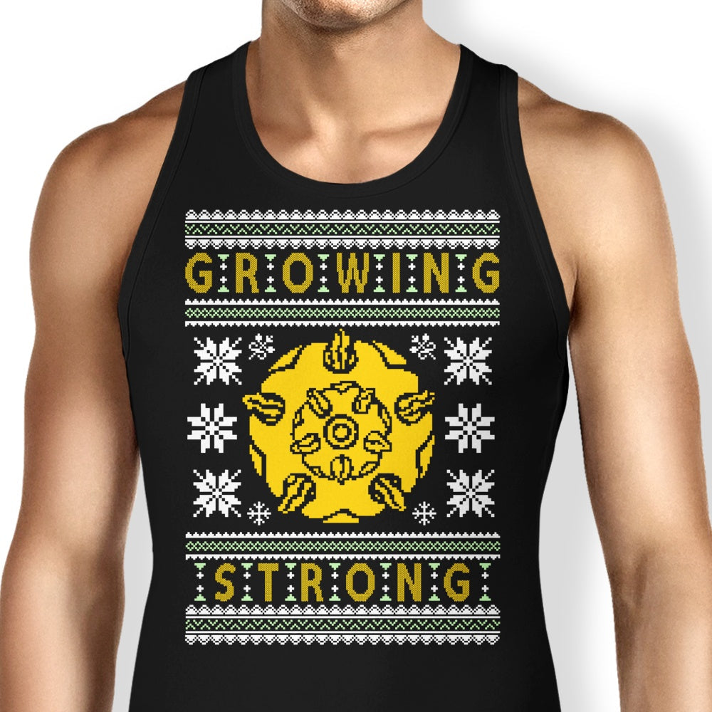 The Holidays are Growing Strong Tank Top - Adult & Kids T-Shirts, Sweatshirts & Hoodies apparel design preview 1