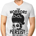 The Horror Survivor Men's V-Neck - Adult & Kids T-Shirts, Sweatshirts & Hoodies apparel design preview 1