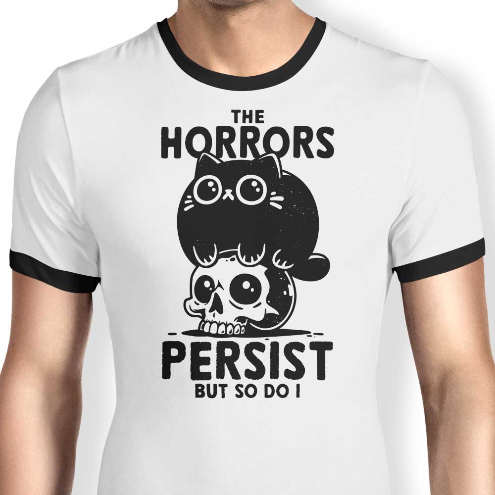 The Horror Survivor Ringer - Adult & Kids T-Shirts, Sweatshirts & Hoodies apparel design preview 1